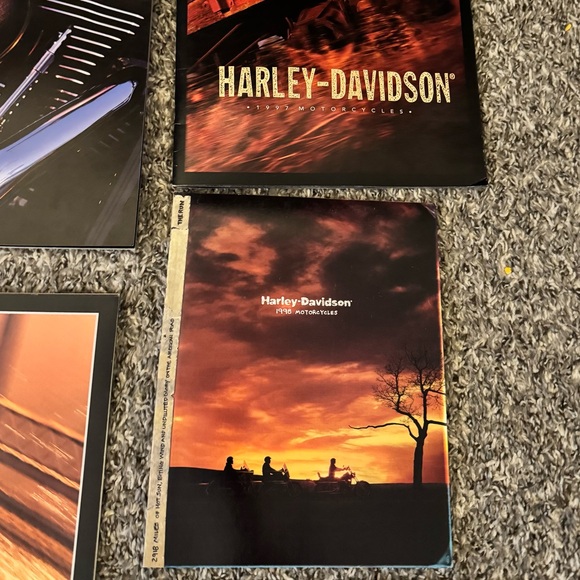 Vintage Harley Davidson 90s & 2000 Sales Brochure Catalog Flyer Lot Of 22+ Items - Picture 6 of 14